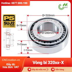 Vòng bi côn 1 dãy bi 322xxx