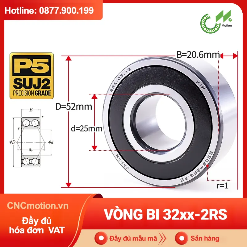 Vòng bi tự lựa 32xx-2RS