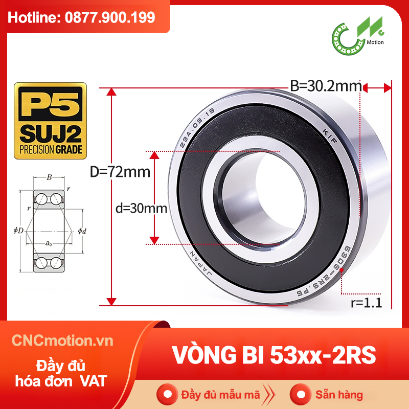 Vòng bi tự lựa 5xx-2RS