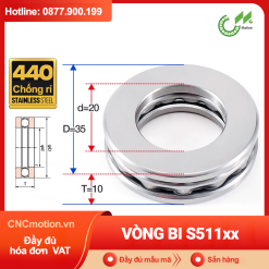 Vòng bi - bạc đạn Inox S511xx