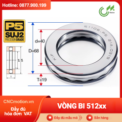 Vòng bi - bạc đạn 512xx