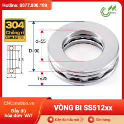 Vòng bi - bạc đạn Inox SS512xx