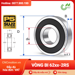 Vòng bi 62xx-2RS