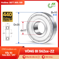 Vòng bi S62xx inox
