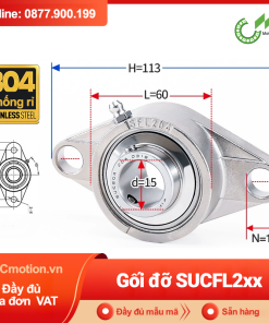 Gối đỡ vòng bi Inox 304 SSUCFL 2xx