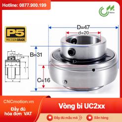 Vòng bi gối UC2xx