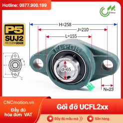 Gối đỡ vòng bi UCFL2xx