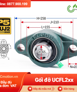 Gối đỡ vòng bi UCFL2xx