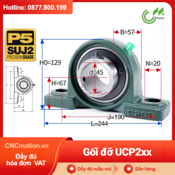 Gối đỡ vòng bi UCP3xx