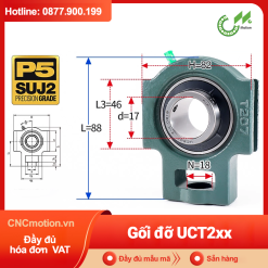Gối đỡ vòng bi UCT2xx