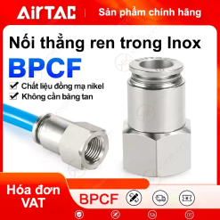 Nối nhanh Inox BPCF airtac
