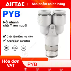 Nối nhanh PYB airtac chính hãng