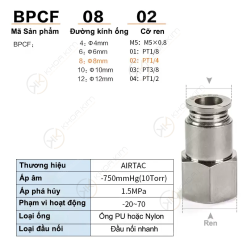 003 BPCF anh sp 4 copy Nối nhanh Inox BPCF - Airtac chính hãng