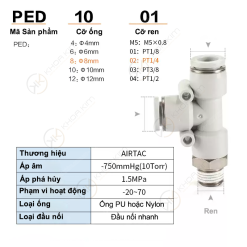 Nối nhanh PED - Airtac chính hãng 6 003 PED anh sp 1 copy 003 PED anh sp 1 copy Nối nhanh PED - Airtac chính hãng