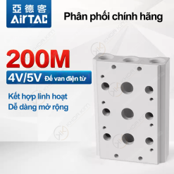 008 4V 100M 2 copy 1 Đế van điện từ 4V-5V - 4V100M 4V200M 4V300M 4V400M
