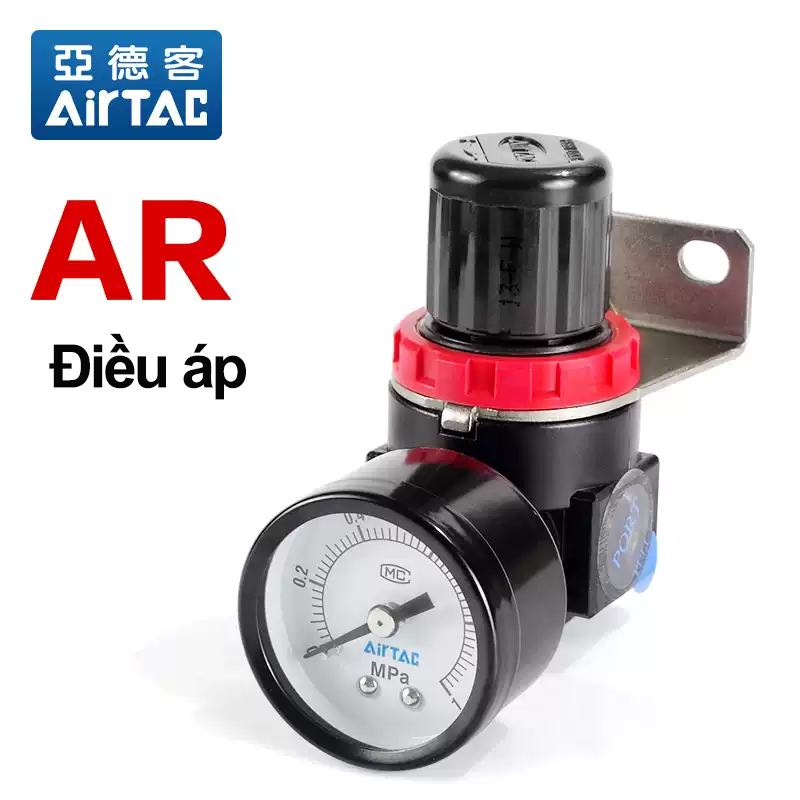 Điều áp AR Airtac chính hãng AR1500 AR2000 10 008 AR 5 008 AR 5 Điều áp AR Airtac chính hãng AR1500 AR2000