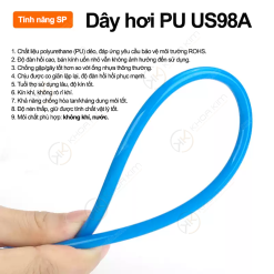 008 Day hoi PU 3 copy Dây hơi PU US98A - Airtac chính hãng