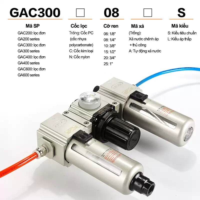 008 GAC 2 Lọc khí GAC - Airtac chính hãng