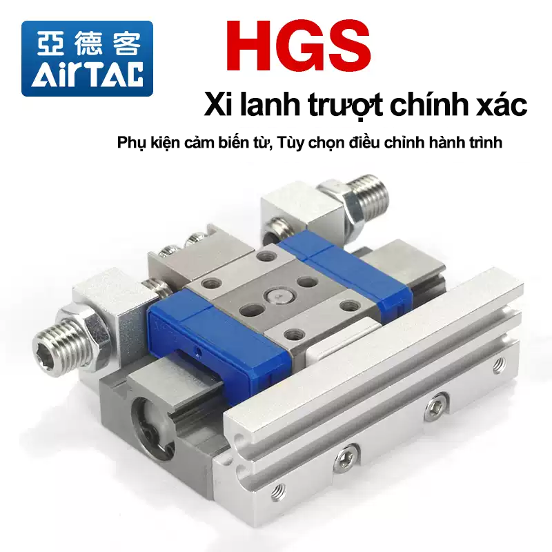 Xi lanh HGS - Airtac chính hãng 10 008 HGS 5 008 HGS 5 Xi lanh HGS - Airtac chính hãng