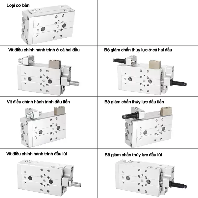 Xi lanh HLQ - Airtac chính hãng 5 008 HLQ 5 008 HLQ 5 Xi lanh HLQ - Airtac chính hãng