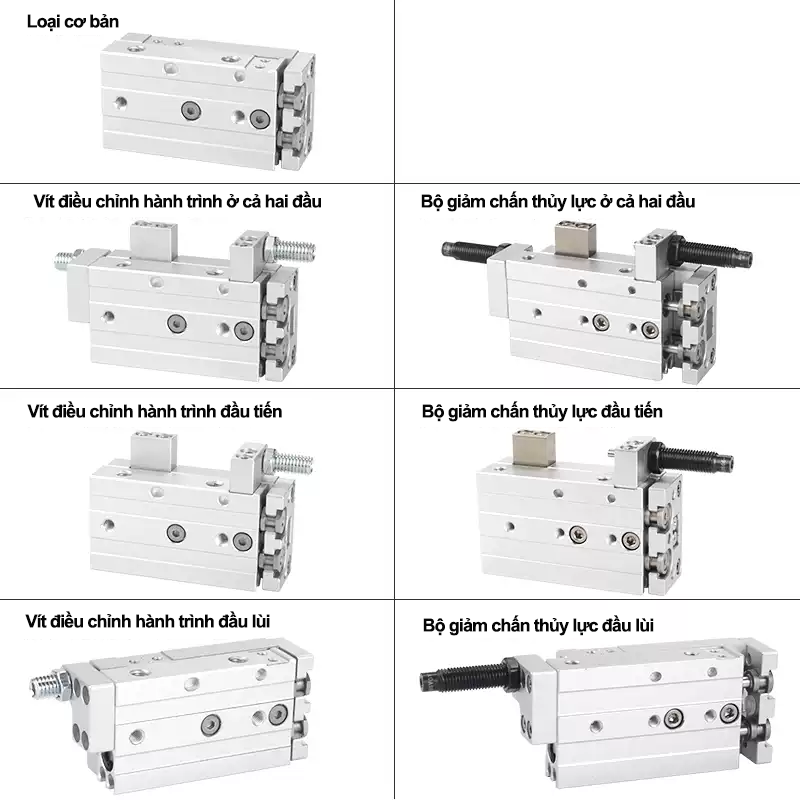 Xi lanh HLS - Airtac chính hãng 2 008 HLS 1 008 HLS 1 Xi lanh HLS - Airtac chính hãng