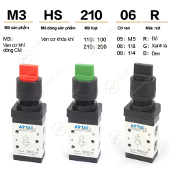 008 M3 3 copy Van cơ khí M3 - Airtac chính hãng