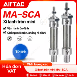 Xi lanh tròn mini MA SCA airtac chính hãng