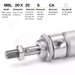 008 MBL J S 3 copy Xi lanh MBLJ - Airtac chính hãng