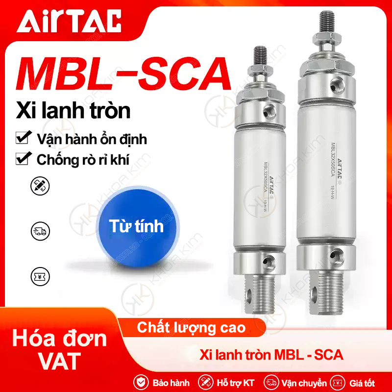 Xi lanh MBL SCA Airtac