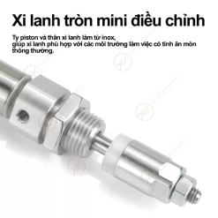 008 MIJ 5 copy Xi lanh tròn MIJ - Airtac chính hãng