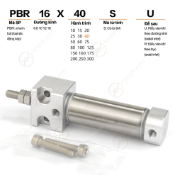 008 PBR SU 4 copy Xi lanh PBR SU - Airtac Chính hãng