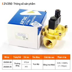 Van 2V Airtac chính hãng - 2V130 2V250 8 008 2V 3 008 2V 3 Van 2V Airtac chính hãng - 2V130 2V250