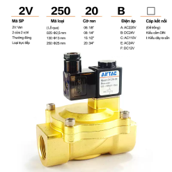 Van 2V Airtac chính hãng - 2V130 2V250 9 008 2V 4 008 2V 4 Van 2V Airtac chính hãng - 2V130 2V250