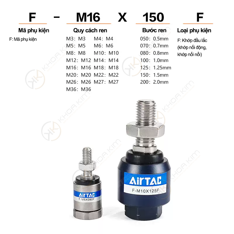 Khớp nối xi lanh F-M F - Đầu lắc - Airtac chính hãng 3 008 F M F 3 copy 008 F M F 3 copy Khớp nối xi lanh F-M F - Đầu lắc - Airtac chính hãng