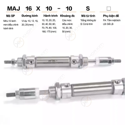 008 MAJ 4 copy Xi lanh MAJ - Airtac chính hãng