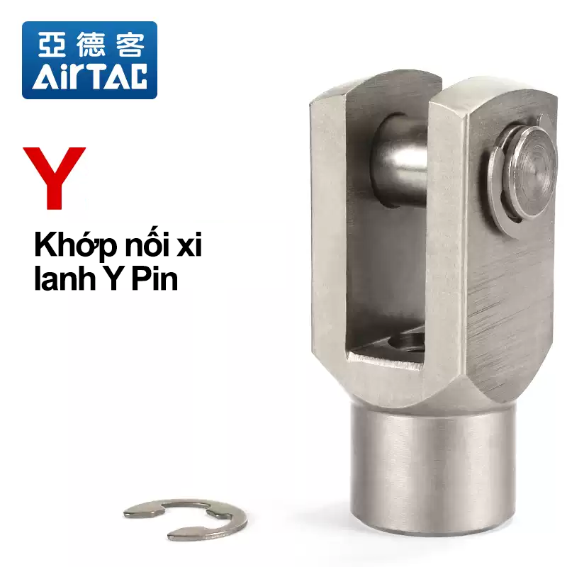 008 Y pin 1 Khớp nối xi lanh F-M Y - Y Pin - Airtac chính hãng