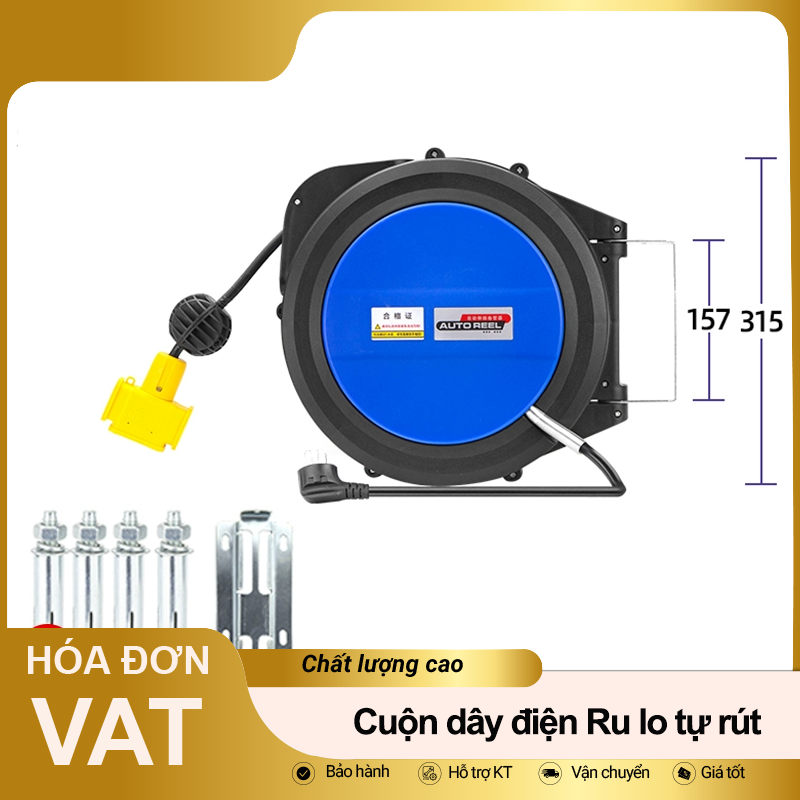 Cuộn rulo dây điện tự rút Mito