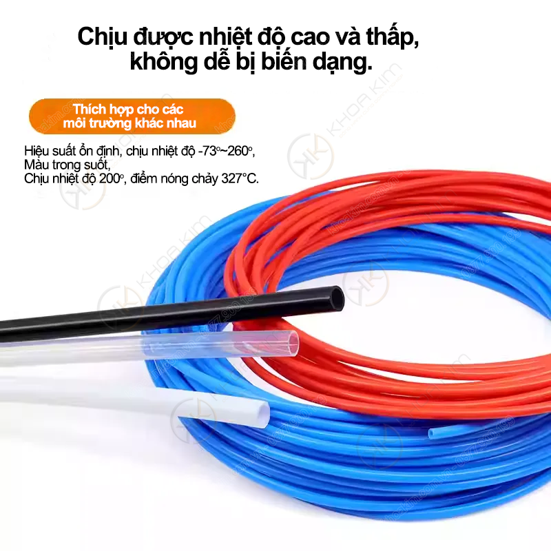 Dây PTFE teflon dẫn hóa chất chịu nhiệt 9 PTFE teflon 10 copy PTFE teflon 10 copy Dây PTFE teflon dẫn hóa chất chịu nhiệt