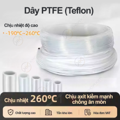 Dây PTFE teflon dẫn hóa chất chịu nhiệt 14 PTFE teflon 2 copy PTFE teflon 2 copy Dây PTFE teflon dẫn hóa chất chịu nhiệt