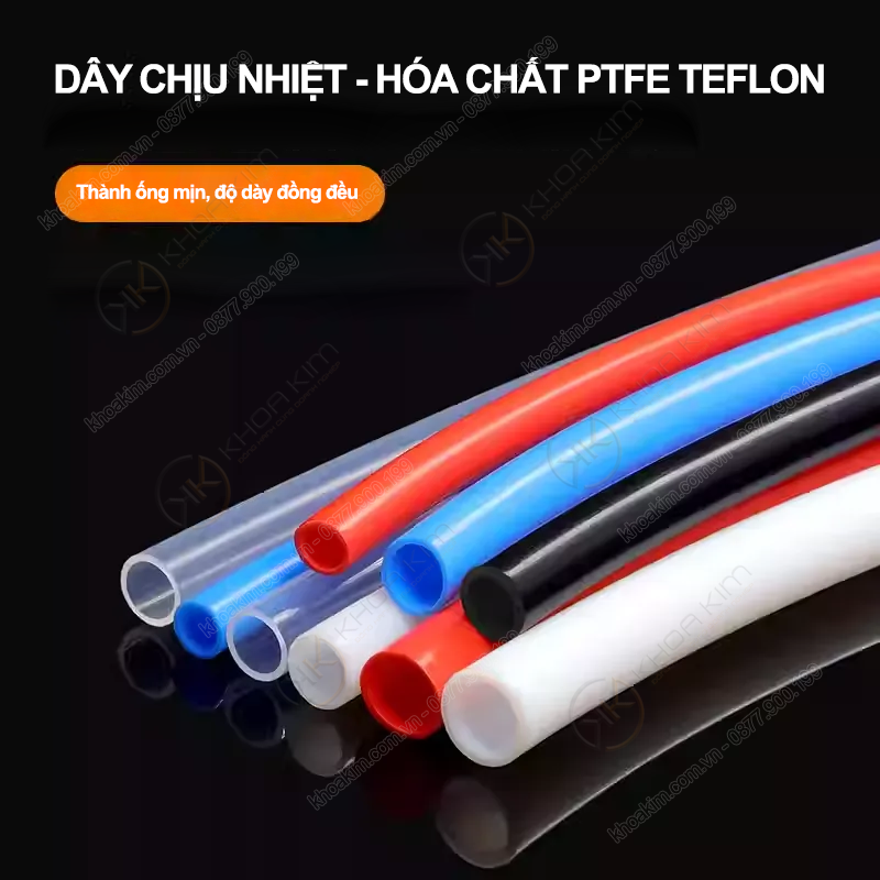 Dây PTFE teflon dẫn hóa chất chịu nhiệt 7 PTFE teflon 7 copy PTFE teflon 7 copy Dây PTFE teflon dẫn hóa chất chịu nhiệt