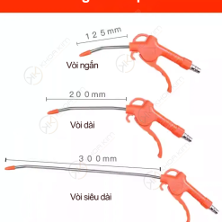 Sung xit nhua 8 copy Vòi xịt khí nhựa - Súng xịt khí nhựa